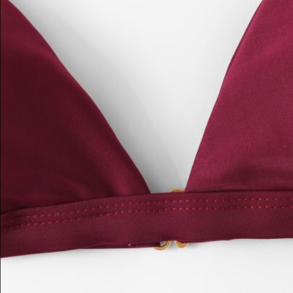 Last one! ❤️ NWT Burgundy Strappy bikini set - Picture 3 of 3